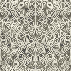 Seamless faded scratched texture. Distressed messy montage stock graphic design. Detailed realistic ragged crumpled grungy worn collage motif. Seamless repeat raster jpg pattern swatch.