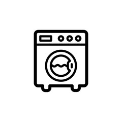 washing machine icon vector trendy design template