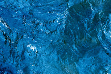 Abstract Water Blue Ripple Texture