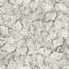 Seamless faded scratched texture. Distressed messy montage stock graphic design. Detailed realistic ragged crumpled grungy worn collage motif. Seamless repeat raster jpg pattern swatch.