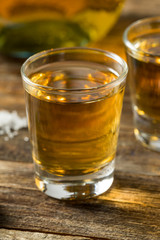 Alcoholic Reposado Tequila Shots
