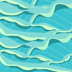 Fototapeta na wymiar Marine color background. Waves in the storm.