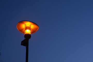 lonely streetlamp 