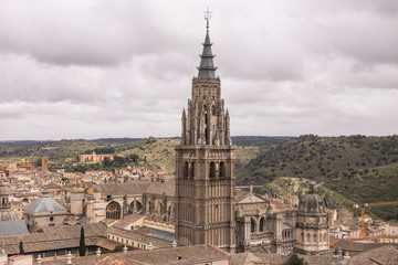 Fototapeta na wymiar Cathedral of Santa Maria, Toledo