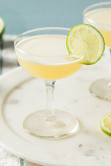 Homemade Vokda Gimlet Cocktail