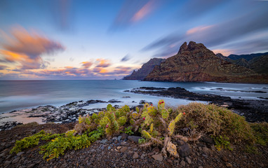 Long Exposure landscape in Tenerife, Canary Islands.