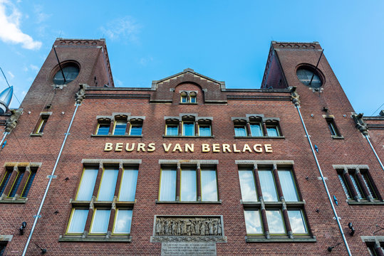 Beurs van Berlage of Amsterdam, Netherlands