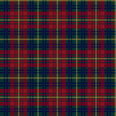 Contrast colorful tartan plaid