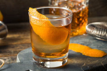 Refreshing Bourbon Old Fashioned Cocktail