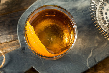Refreshing Bourbon Old Fashioned Cocktail