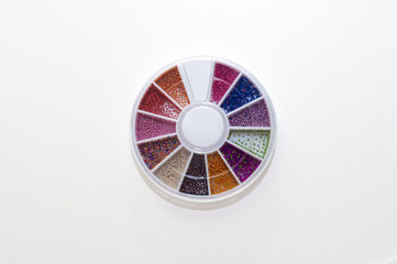 accessories bright sequins glitter manicure design multicolored