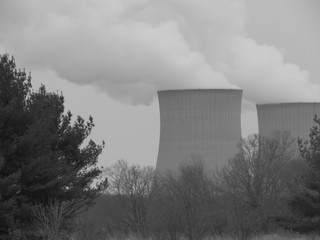 nuclear plant and nature