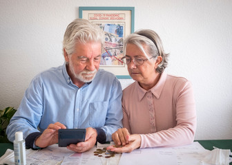 The elderly couple are facing household expenses and are concerned about the negative effect of Covid-19 on the economy