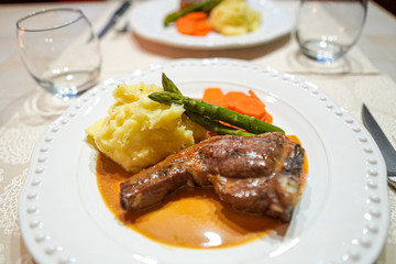 roasted lamb chops