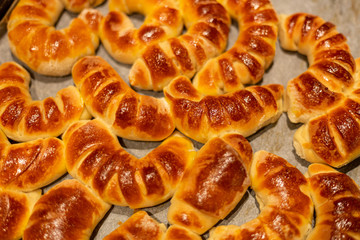 Domestic baked rolls