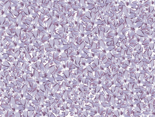 Violet background made of small lilac flowers. Illustration. 