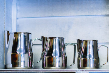 coffee pitchers for the Barista