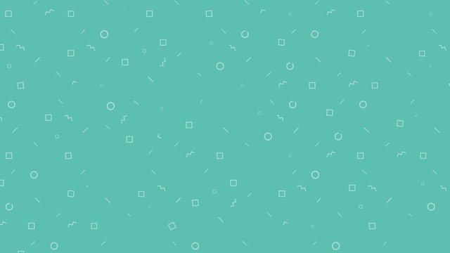 Nahtlose 2D Muster Animation - Hintergrund 4K