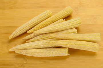 Raw baby corn