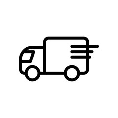 truck icon vector trendy design template