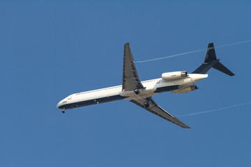 Passenger Airplane in the Sky