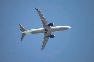Passenger Airplane in the Sky