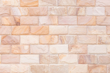 background and texture of decorative nature stone wall rectangle shape