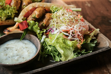 Falafel Pocket Pita.