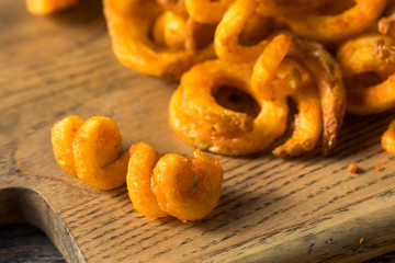 Homemade Seasoned Curly French Fries