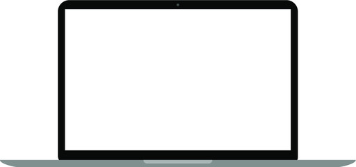 laptop isolated on white background