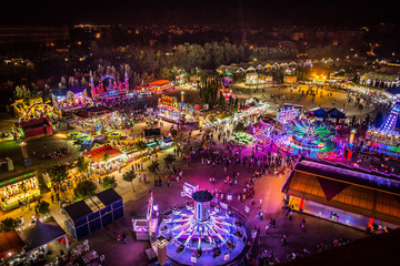 ATRACCIONES DE FERIAS EN LAS FIESTAS DE ALCALA DE HENARES