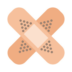 cure bandages flat style icon