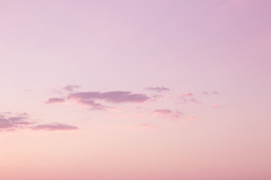 Abstract Pink Cloudy Sky Background