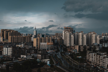 Naklejka premium city 