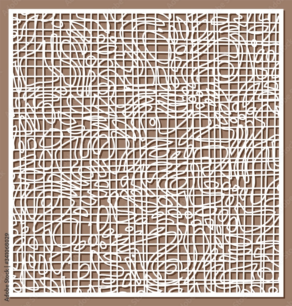 Poster vector abstract background with straight and curved thin lines