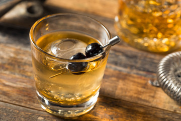 Boozy Bourbon Old Fashioned with Maraschino Cherries