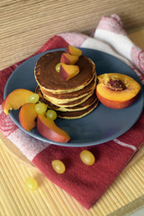 pancakes with fruits