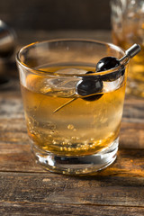 Boozy Bourbon Old Fashioned with Maraschino Cherries