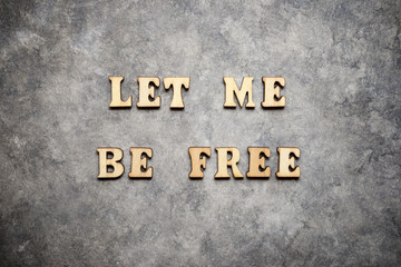 Let me be free text