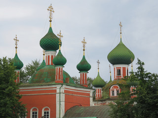 Fototapeta na wymiar Russia. Gold Ring. Pereslavl Zalessky. The Church Of Alexander Nevsky.