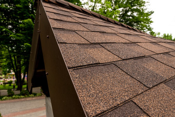 bituminous roof covering, flexible soft tiles