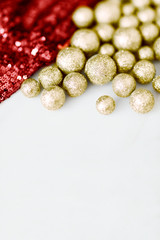 Gold Christmas decor background