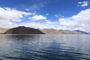 lake and mountains