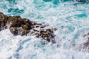 mar, acuático, oceáno, olas, azul, olas, playa, costa, naturaleza, roca, oleaje, verano, espuma,...