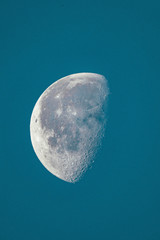 Close up of the moon