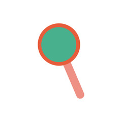 magnifying glass flat style