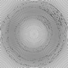 Fototapeta na wymiar Abstract concentric lines, halftone lines pattern, modern stylish texture, black and white vector illustration.