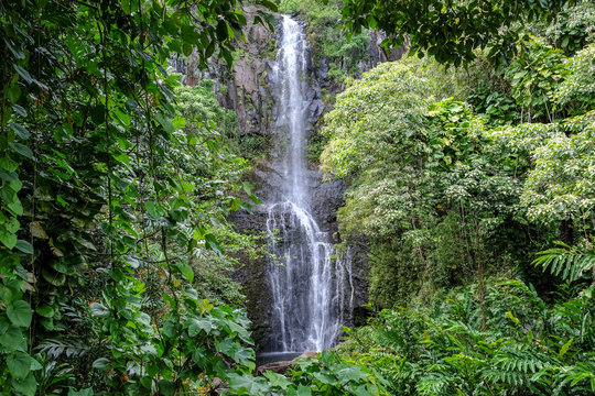 Waterfall, Road To Hana, Maui, Hawaii