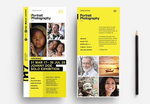 Photography Rack Card Layout