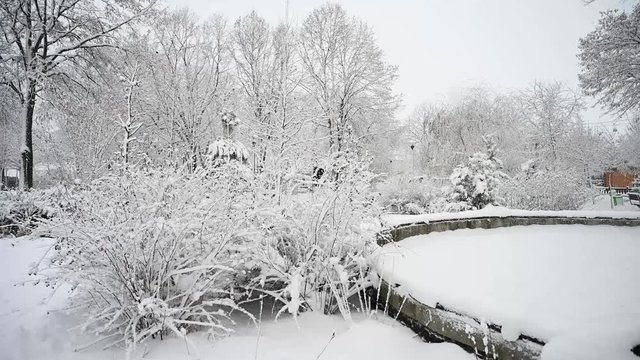 PARQUE CON NIEVE NEVANDO RUMANIA CHITILA 2